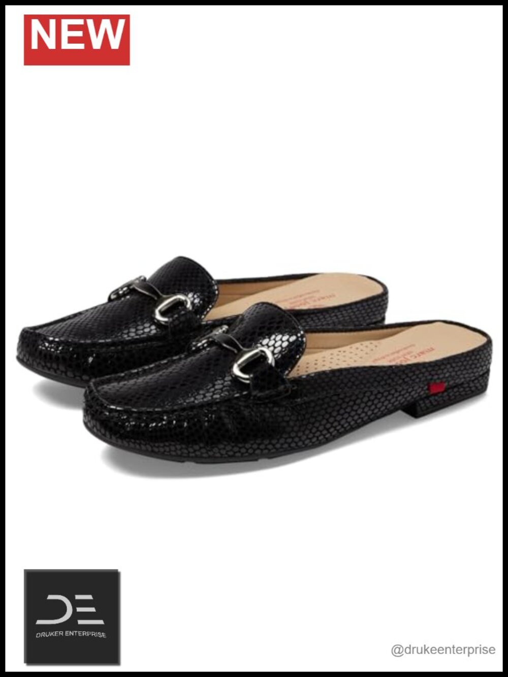 Leather Block Heel Mules Slip-On Cushioned Comfort Women's Shoes